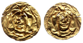 Gold, plaque, 18 mm, 0,40 g