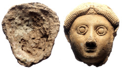 Roman, Lead, head of a woman, 51 mm, 67 g