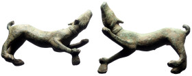 Roman bronze, animal figurine, L. 7 cm, 76 g