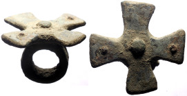 Byzantine cross, bronze, 50 x 50 mm, 79 g