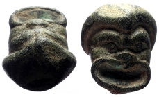 Head, bronze, 22 mm, 26,50 g