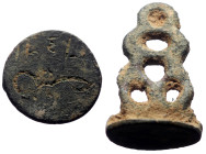 Islamic seal, bronze, 28 mm, 4,80 g