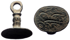 Islamic seal, bronze, 21 mm, 4,73 g