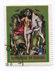 Burundi 1969, 26 F., „Easter”, stamped, out of set (1/4), Michel 484/7