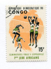 Congo Rep. Dem. 1965, 15 F., „African Games”, out of set (1/6), Michel 221/6
