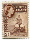 Gold Coast 1952, 2 d., out of set (1/12), Michel 138/9