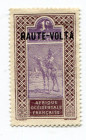Upper Volta (Afr. Equatoriale Franc., overprint), 1920, out of set (1/17), Michel 1/17