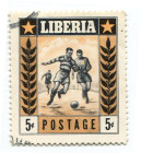 Liberia, 1955, 5c. „Sports”, stamped, out of set (1/6), Michel, 471/6