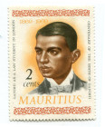Mauritius 1969 2 c., „Ghandi” unstamped, out of set (1/6), Michel 349/4