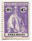Portugal Mozambique 1913-1924, 2,1/2c. c. uncanceled, overprinted „Inhambane” Michel (-)