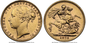 Victoria gold "St. George" Sovereign 1876-M AU58 NGC, Melbourne mint, KM7. HID09801242017 © 2024 Heritage Auctions | All Rights Reserved