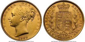 Victoria gold "Shield" Sovereign 1882-S AU55 NGC, Sydney mint, KM6, S-3855B. HID09801242017 © 2024 Heritage Auctions | All Rights Reserved