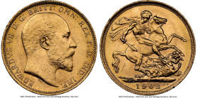 Edward VII gold Sovereign 1902-S MS62 NGC, Sydney mint, KM15, S-3973. HID09801242017 © 2024 Heritage Auctions | All Rights Reserved