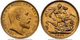 Edward VII gold Sovereign 1903-S MS61 NGC, Sydney mint, KM15, S-3973. HID09801242017 © 2024 Heritage Auctions | All Rights Reserved
