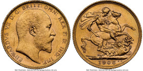 Edward VII gold Sovereign 1906-M MS63 NGC, Melbourne mint, KM15, S-3971. HID09801242017 © 2024 Heritage Auctions | All Rights Reserved