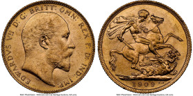 Edward VII gold Sovereign 1909-M MS62 NGC, Melbourne mint, KM15, S-3971. HID09801242017 © 2024 Heritage Auctions | All Rights Reserved