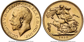 George V gold Sovereign 1912-M MS64 NGC, Melbourne mint, KM29, S-3999. HID09801242017 © 2024 Heritage Auctions | All Rights Reserved