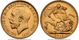 George V gold Sovereign 1912-M AU58 NGC, Melbourne mint, KM29, S-3999. HID09801242017 © 2024 Heritage Auctions | All Rights Reserved
