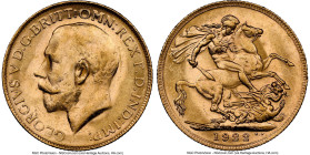 George V gold Sovereign 1922-P MS61 NGC, Perth mint, KM29, S-4001. HID09801242017 © 2024 Heritage Auctions | All Rights Reserved