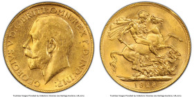 George V gold Sovereign 1928-P MS63 PCGS, Perth mint, KM29, S-4001. HID09801242017 © 2024 Heritage Auctions | All Rights Reserved