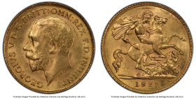 George V gold 1/2 Sovereign 1925-SA MS64 PCGS, Pretoria mint, KM20, S-4010. HID09801242017 © 2024 Heritage Auctions | All Rights Reserved