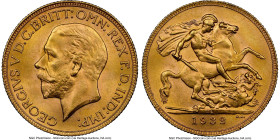 George V gold Sovereign 1932-SA MS64 NGC, Pretoria mint, KM-A22, S-4005. The final Sovereign date struck in South Africa. HID09801242017 © 2024 Herita...