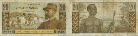 Country : FRENCH EQUATORIAL AFRICA 
Face Value : 20 Francs Émile Gentil 
Date : (1946) 
Period/Province/Bank : Caisse Centrale de la France d'Outre-Me...