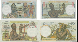 Country : FRENCH WEST AFRICA (1895-1958) 
Face Value : 5 et 10 Francs Lot 
Date : 1948-1953 
Period/Province/Bank : Banque de l'Afrique Occidentale 
C...