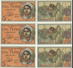 Country : ALGERIA 
Face Value : 5 Francs Lot 
Date : 08 février 1944 
Period/Province/Bank : Banque de l'Algérie 
Catalogue reference : P.94a 
Additio...