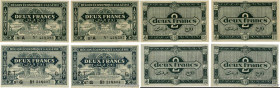 Country : ALGERIA 
Face Value : 2 Francs Lot 
Date : 1944 
Period/Province/Bank : Région économique d'Algérie 
Catalogue reference : P.99a et P.102 
A...