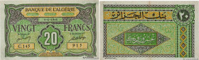Country : ALGERIA 
Face Value : 20 Francs 
Date : 04 juin 1948 
Period/Province/Bank : Banque de l'Algérie 
Catalogue reference : P.103 
Alphabet - si...