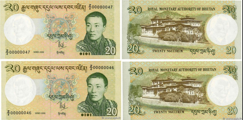 Country : BHUTAN 
Face Value : 20 Ngultrum Remplacement 
Date : 2006 
Period/Pro...