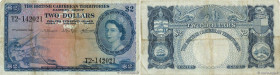 Country : CARIBBEAN  
Face Value : 2 Dollars 
Date : 02 janvier 1962 
Period/Province/Bank : The British Caribbean Territories, Eastern Group 
Catalog...