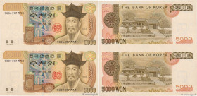 Country : SOUTH KOREA  
Face Value : 5000 Won Set de présentation 
Date : 2006 
Period/Province/Bank : The Bank of Korea 
Catalogue reference : P.45 
...