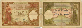 Country : DJIBOUTI 
Face Value : 500 Francs 
Date : 20 juillet 1927 
Period/Province/Bank : Banque de l'Indochine 
Catalogue reference : P.9a 
Additio...