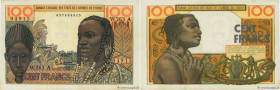 Country : WEST AFRICAN STATES 
Face Value : 100 Francs 
Date : (1966) 
Period/Province/Bank : B.C.E.A.O. 
Department : Côte d'Ivoire 
Catalogue refere...