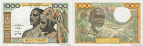 Country : WEST AFRICAN STATES 
Face Value : 1000 Francs 
Date : (1973-1974) 
Period/Province/Bank : B.C.E.A.O. 
Department : Côte d'Ivoire 
Catalogue ...