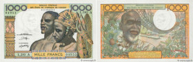 Country : WEST AFRICAN STATES 
Face Value : 1000 Francs 
Date : (1973-1974) 
Period/Province/Bank : B.C.E.A.O. 
Department : Côte d'Ivoire 
Catalogue ...