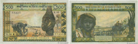 Country : WEST AFRICAN STATES 
Face Value : 500 Francs 
Date : (1973-1974) 
Period/Province/Bank : B.C.E.A.O. 
Department : Sénégal 
Catalogue referen...