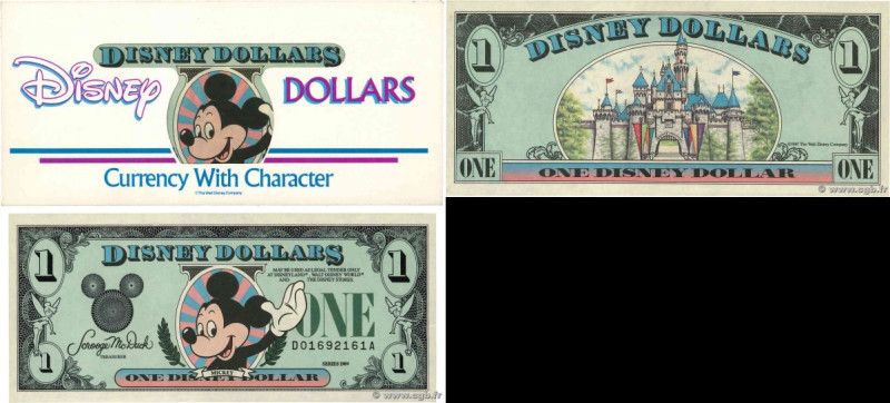 Country : UNITED STATES OF AMERICA 
Face Value : 1 Disney dollar 
Date : 1989 
P...