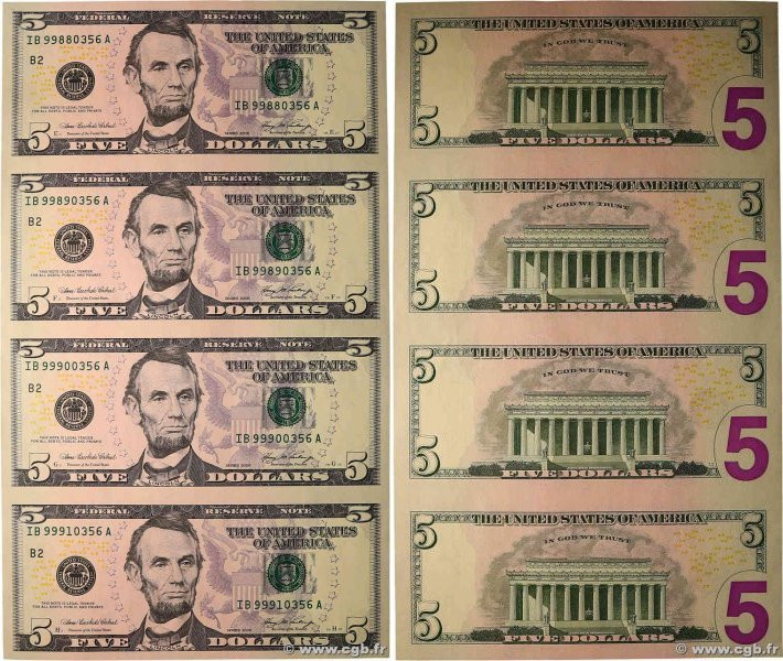 Country : UNITED STATES OF AMERICA 
Face Value : 5 Dollars Set de présentation 
...