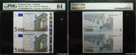 Country : EUROPA 
Face Value : 5 Euro Planche 
Date : 2002 
Period/Province/Bank : BCE 
Department : Allemagne 
Catalogue reference : P.1x 
Alphabet -...