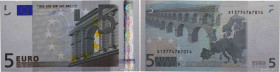 Country : EUROPA 
Face Value : 5 Euro 
Date : 2002 
Period/Province/Bank : BCE 
Department : Allemagne 
Catalogue reference : P.1x 
Alphabet - signatu...
