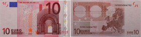 Country : EUROPA 
Face Value : 10 Euro 
Date : 2002 
Period/Province/Bank : BCE 
Department : Grèce 
Catalogue reference : P.9y 
Alphabet - signatures...