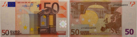 Country : EUROPA 
Face Value : 50 Euro 
Date : 2002 
Period/Province/Bank : BCE 
Department : Finlande 
Catalogue reference : P.17l 
Alphabet - signat...