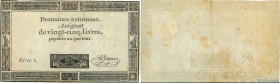 Country : FRANCE 
Face Value : 25 Livres Petit numéro 
Date : 06 juin 1793 
Period/Province/Bank : Assignats 
Catalogue reference : Ass.43a 
Additiona...