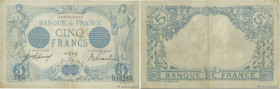 Country : FRANCE 
Face Value : 5 Francs BLEU 
Date : 01 février 1917 
Period/Province/Bank : Banque de France, XXe siècle 
Catalogue reference : F.02....