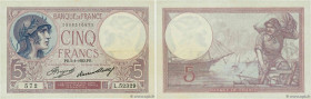 Country : FRANCE 
Face Value : 5 Francs FEMME CASQUÉE 
Date : 05 janvier 1933 
Period/Province/Bank : Banque de France, XXe siècle 
Catalogue referenc...
