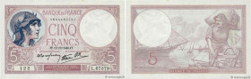 Country : FRANCE 
Face Value : 5 Francs FEMME CASQUÉE modifié 
Date : 12 décembre 1940 
Period/Province/Bank : Banque de France, XXe siècle 
Catalogue...