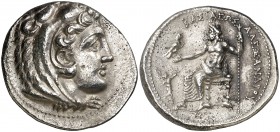Imperio Macedonio. Alejandro III, Magno (336-323 a.C.). Tarso. Tetradracma. (S. falta) (MJP. 3038). 17,08 g. Atractiva. Escasa así. EBC-.